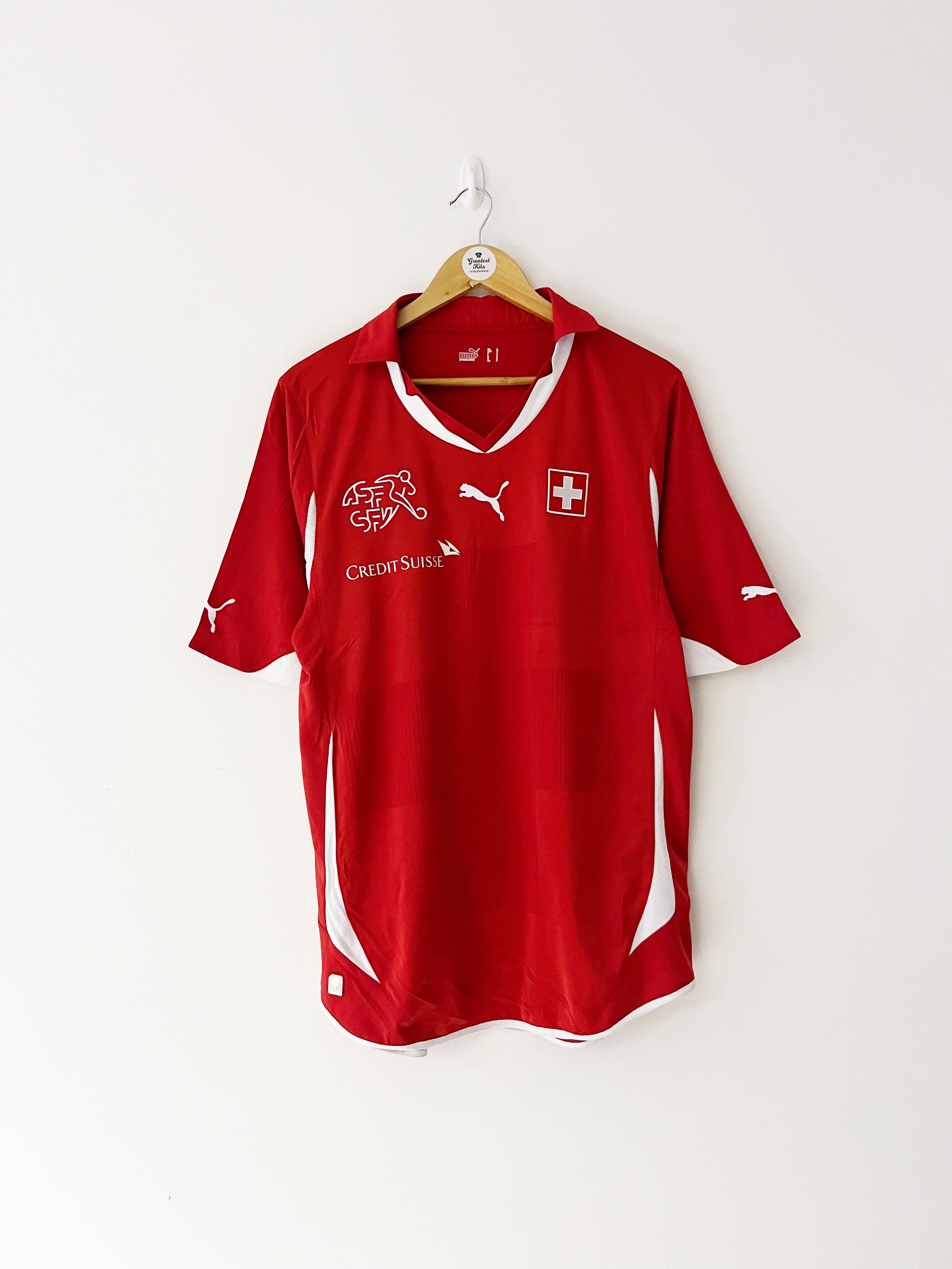 2010/12 Switzerland Home Shirt (L) 9/10