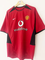 2002/04 Manchester United Home Shirt (M) 8.5/10