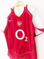 2004/05 Arsenal Home Shirt (M) 9/10