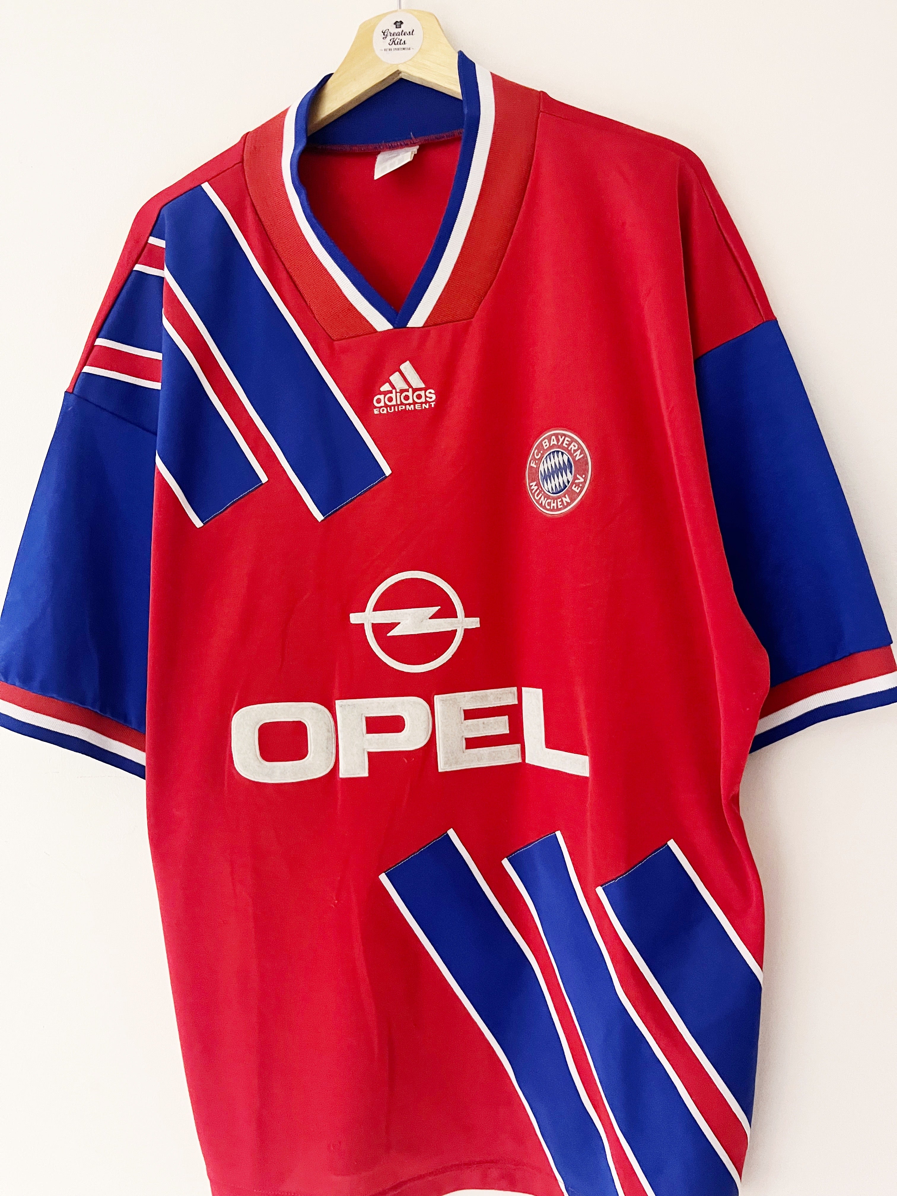 1993/95 Bayern Munich Home Shirt (XL) 8/10