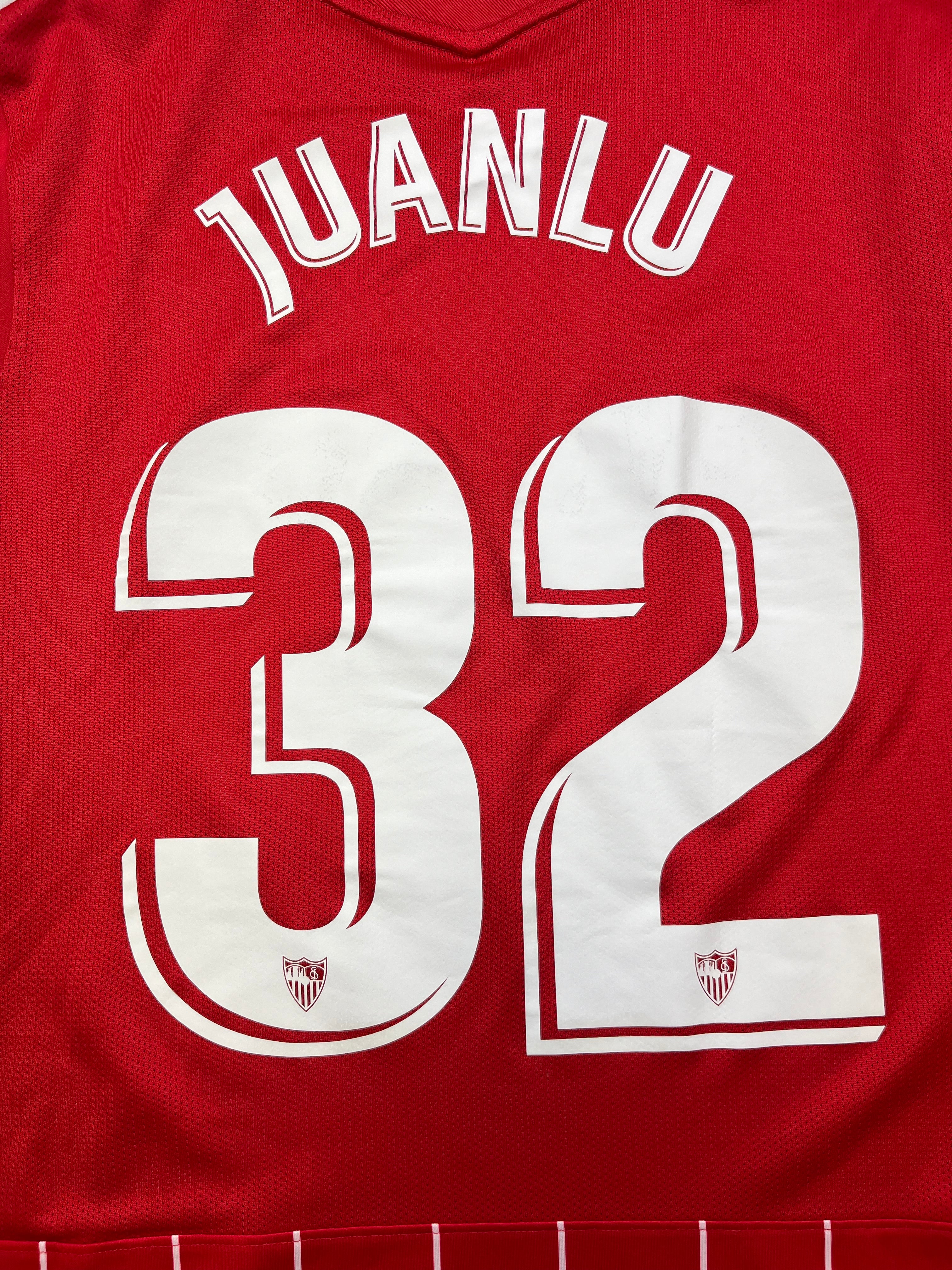 2021/22 Sevilla *Player Issue* Home Shirt Juanlu #32 (L) 8.5/10