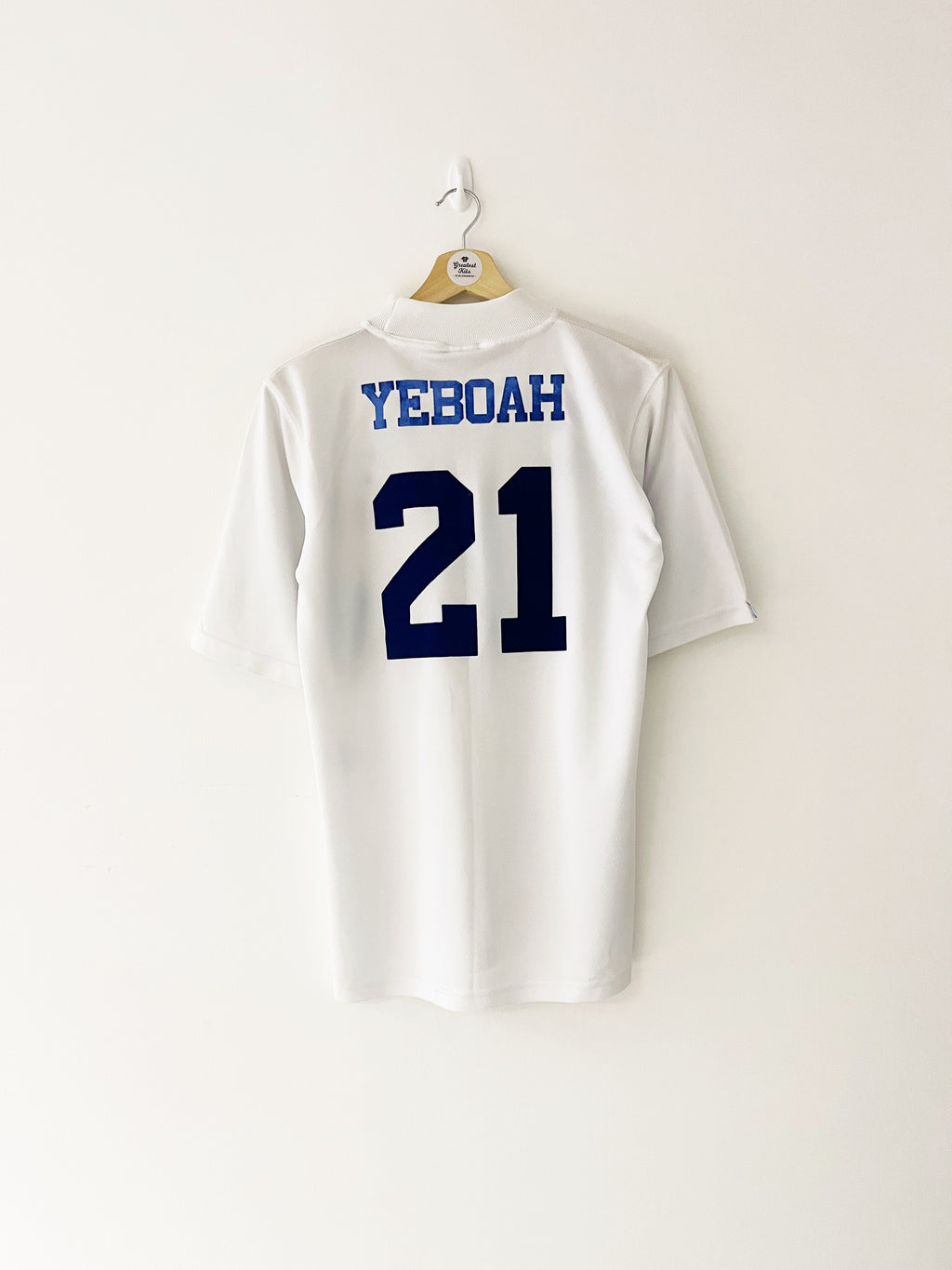 1995/96 Leeds Home Shirt Yeboah #21 (S) 7.5/10