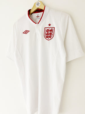 2012/13 England Home Shirt (L) 9/10