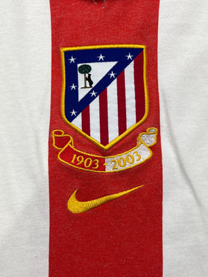 2003/04 Atletico Madrid Home *Centenary* Shirt (L) 8/10