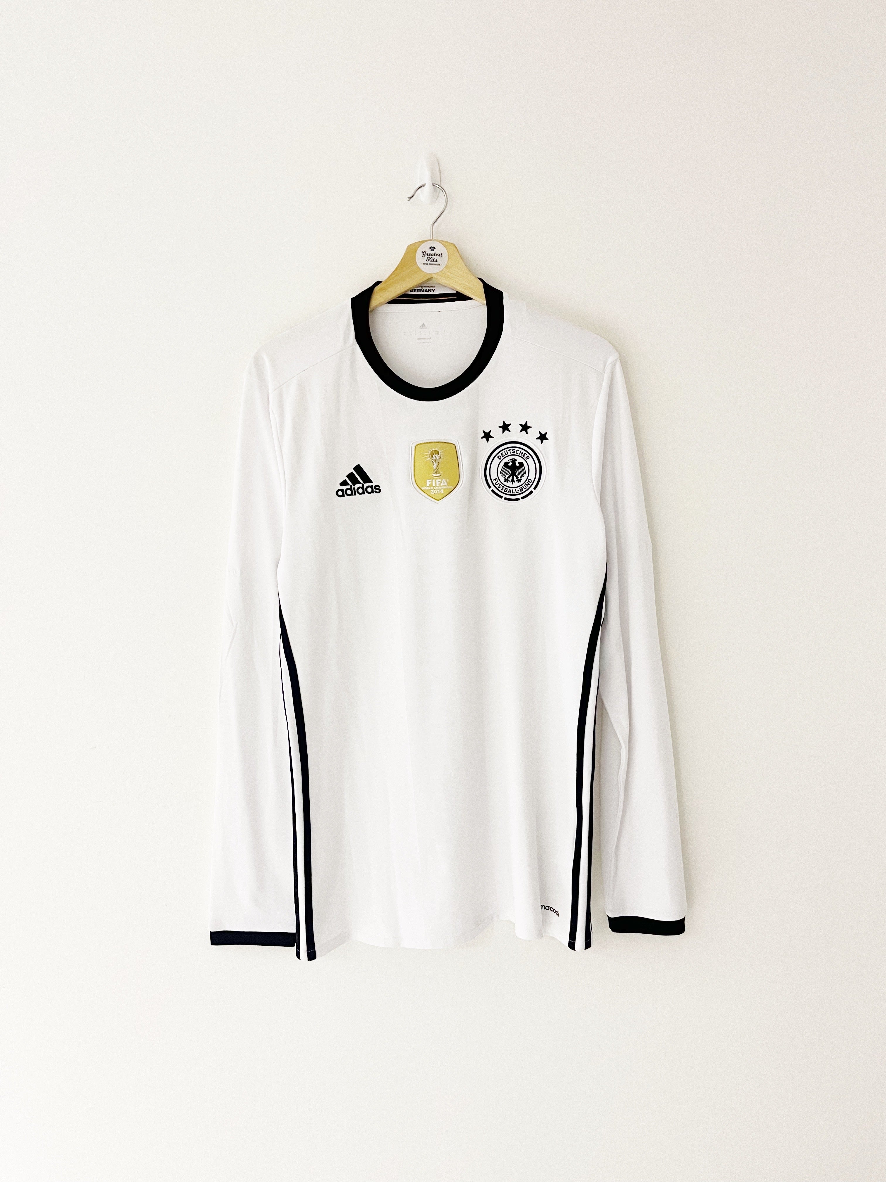 2016/17 Germany Home L/S Shirt (M) 9/10