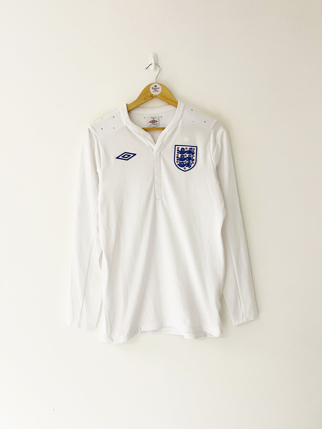 2011/12 England Home L/S Shirt (M) 9/10