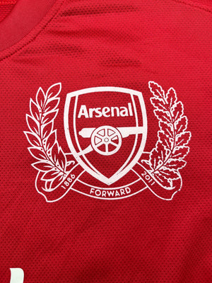 Maillot domicile Arsenal '125e anniversaire' 2011/12 contre Persie #10 (M) 9/10