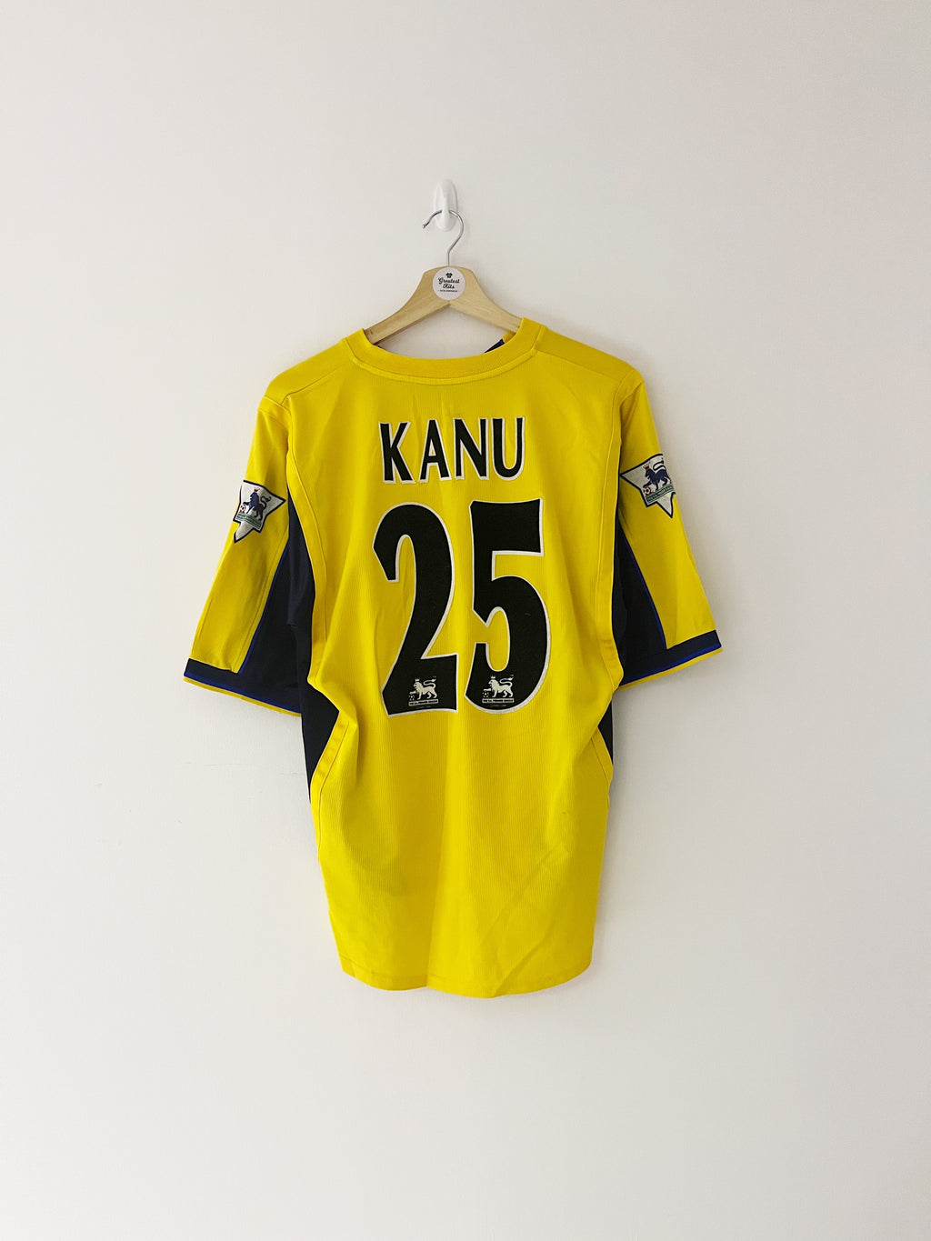 1999/01 Arsenal Away Shirt Kanu #25 (M) 7.5/10