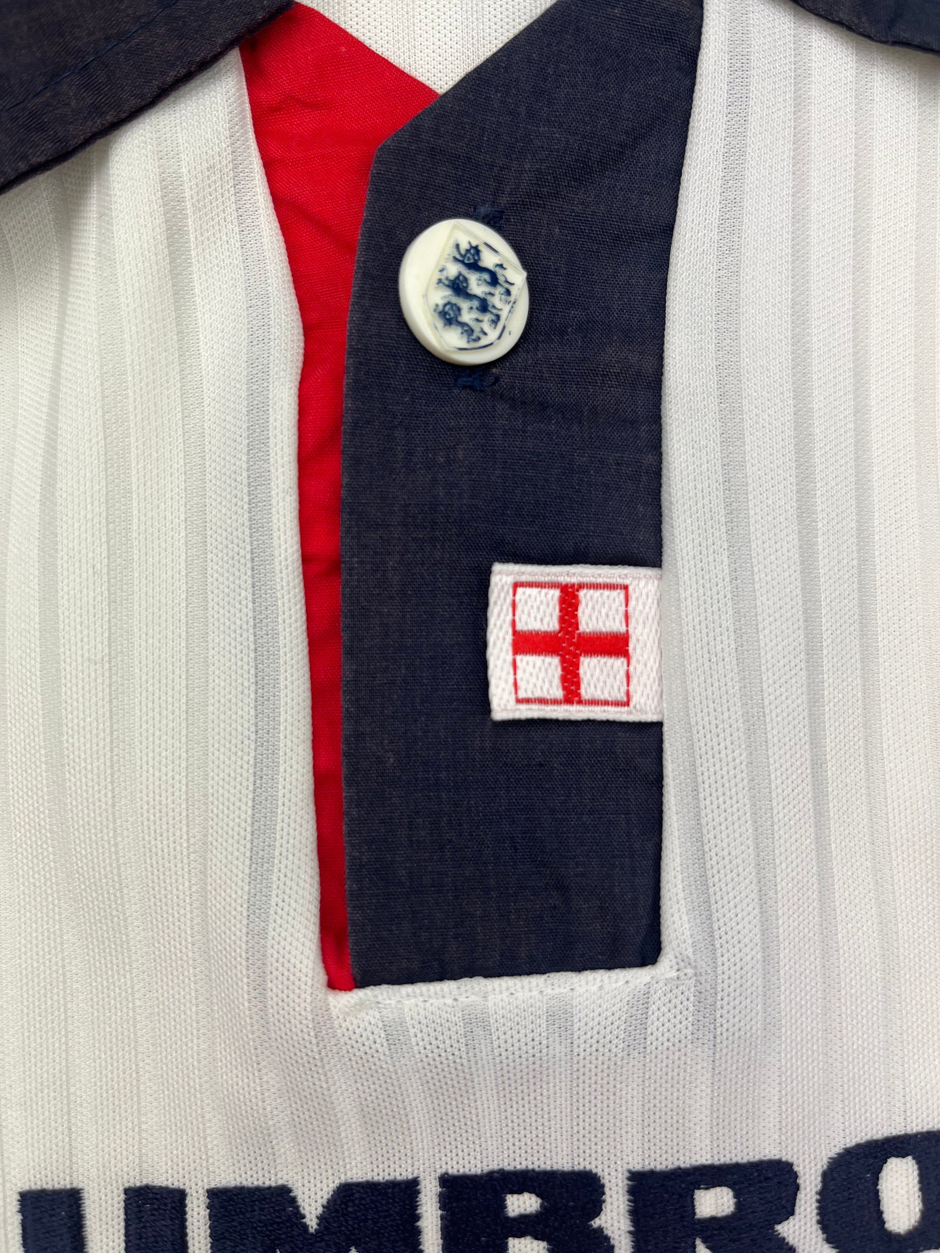 1997/99 England Home Shirt (L) 9/10