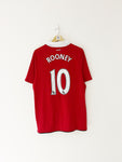 Camiseta local del Manchester United 2010/11 Rooney n.º 10 (M) 9/10