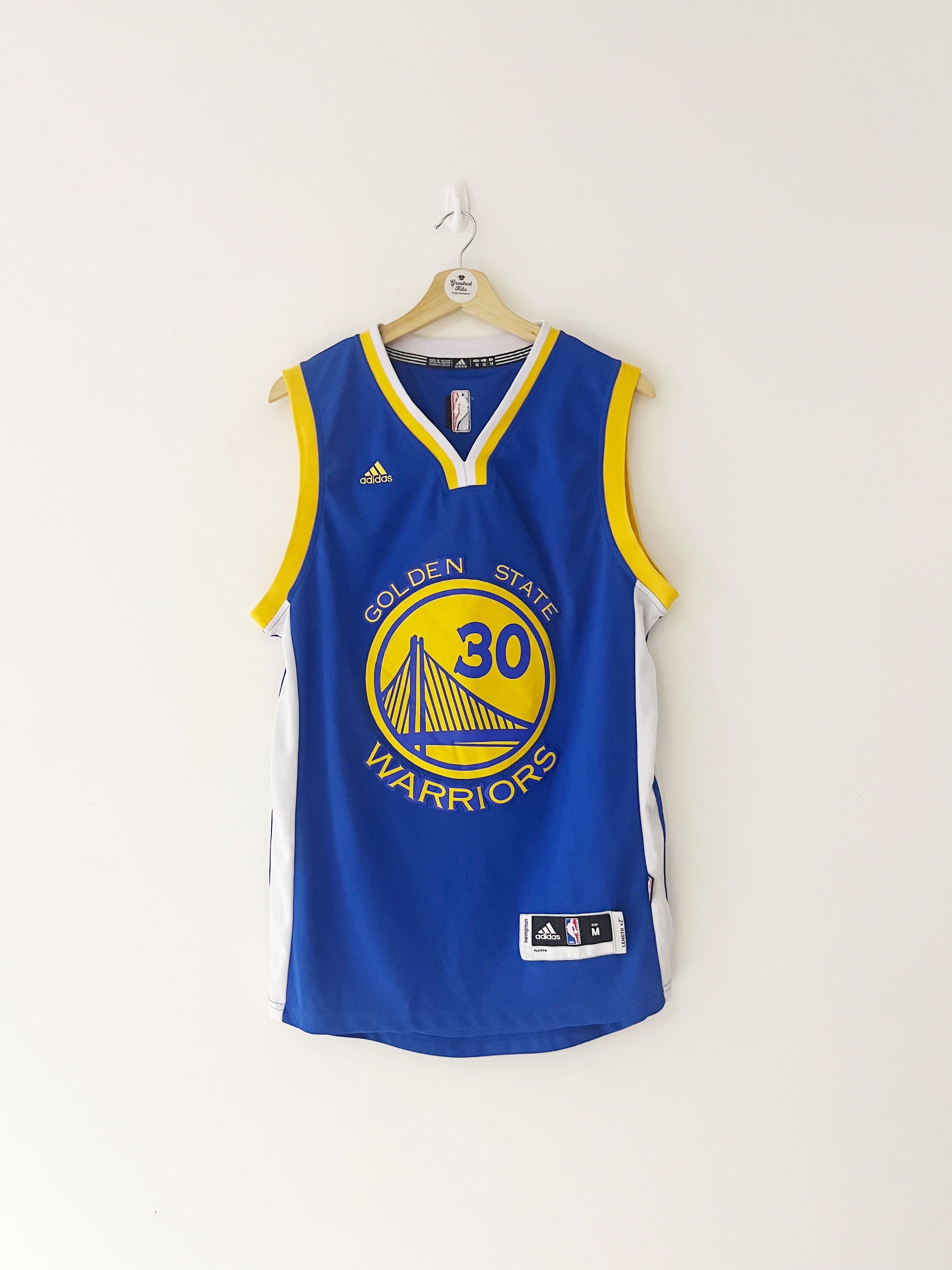 2014/17 Golden State Warriors Adidas Road Jersey Curry #30 (M) 9/10