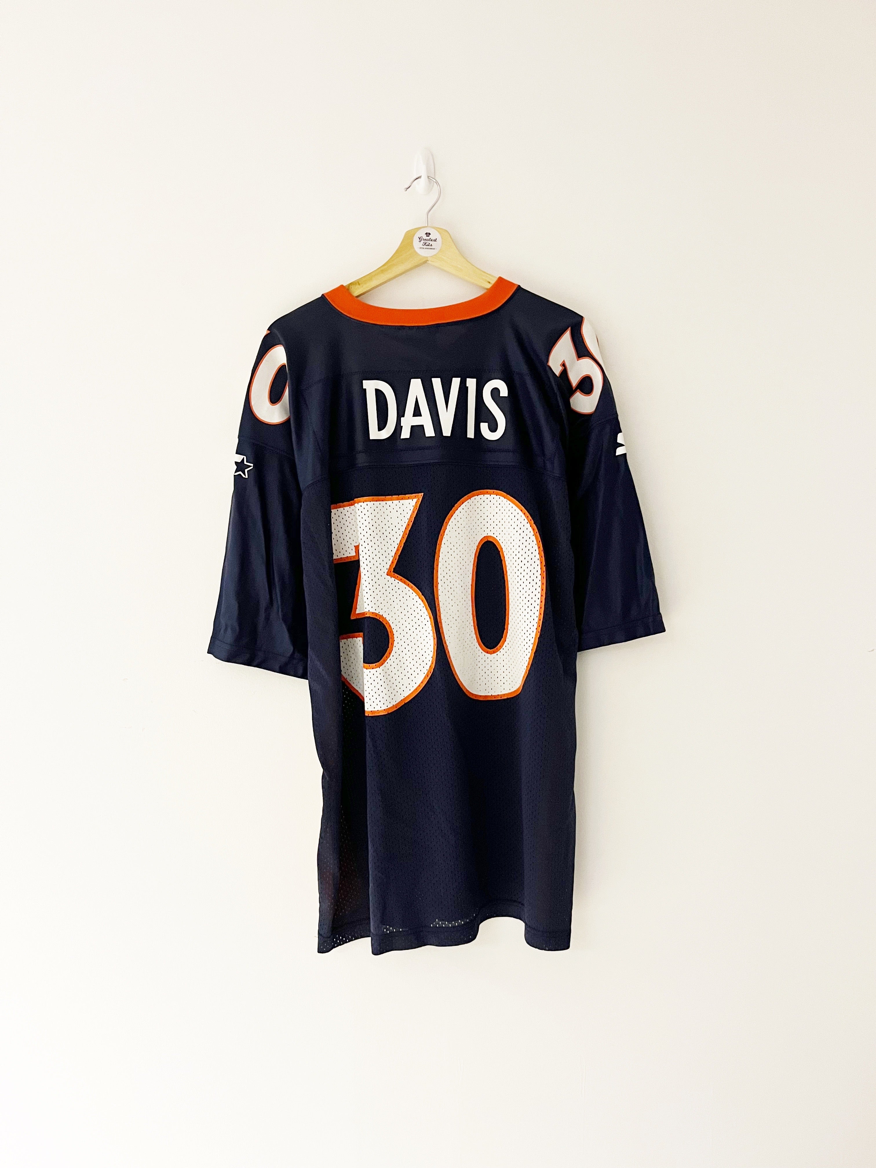 1997/98 Denver Broncos Alternate Starter Jersey Davis #30 (XL) 9/10