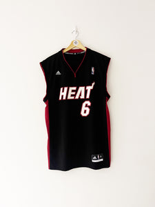 2010 12 Miami Heat Adidas Road Jersey James 6 M 9 10 Greatest Kits