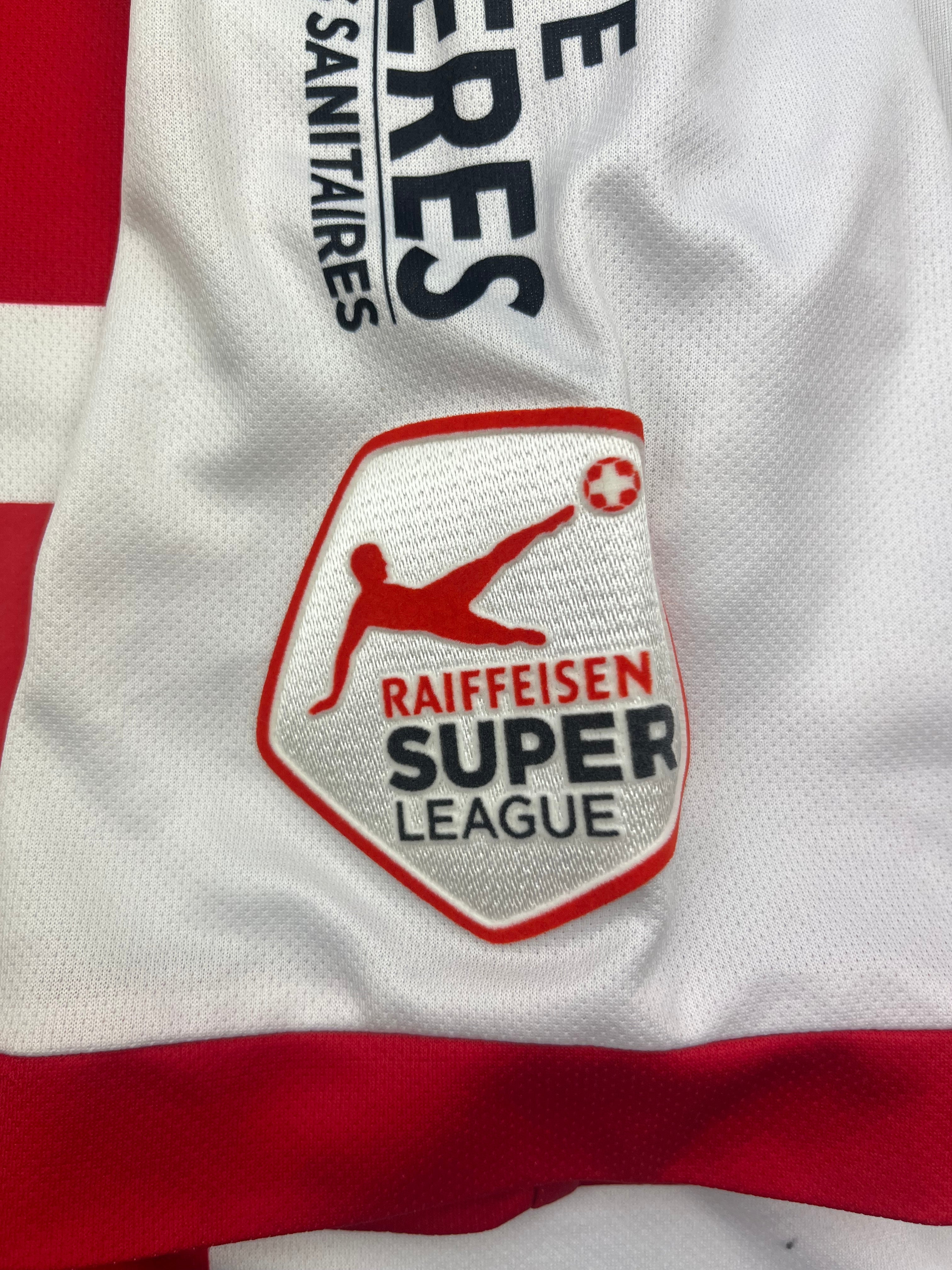 2014/15 FC Sion *Squad Signed* Home Shirt (M) 9/10