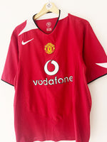 2004/06 Manchester United Home Shirt (L) 7/10