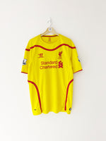 2014/15 Liverpool Away Shirt Gerrard #8 (XL) 9/10