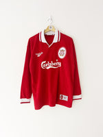 1996/98 Liverpool Home L/S Shirt McManaman #7 (M) 8.5/10