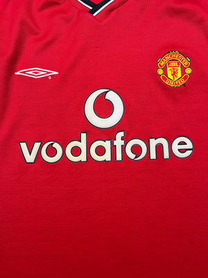 2000/02 Manchester United Home Shirt (Y) 6.5/10