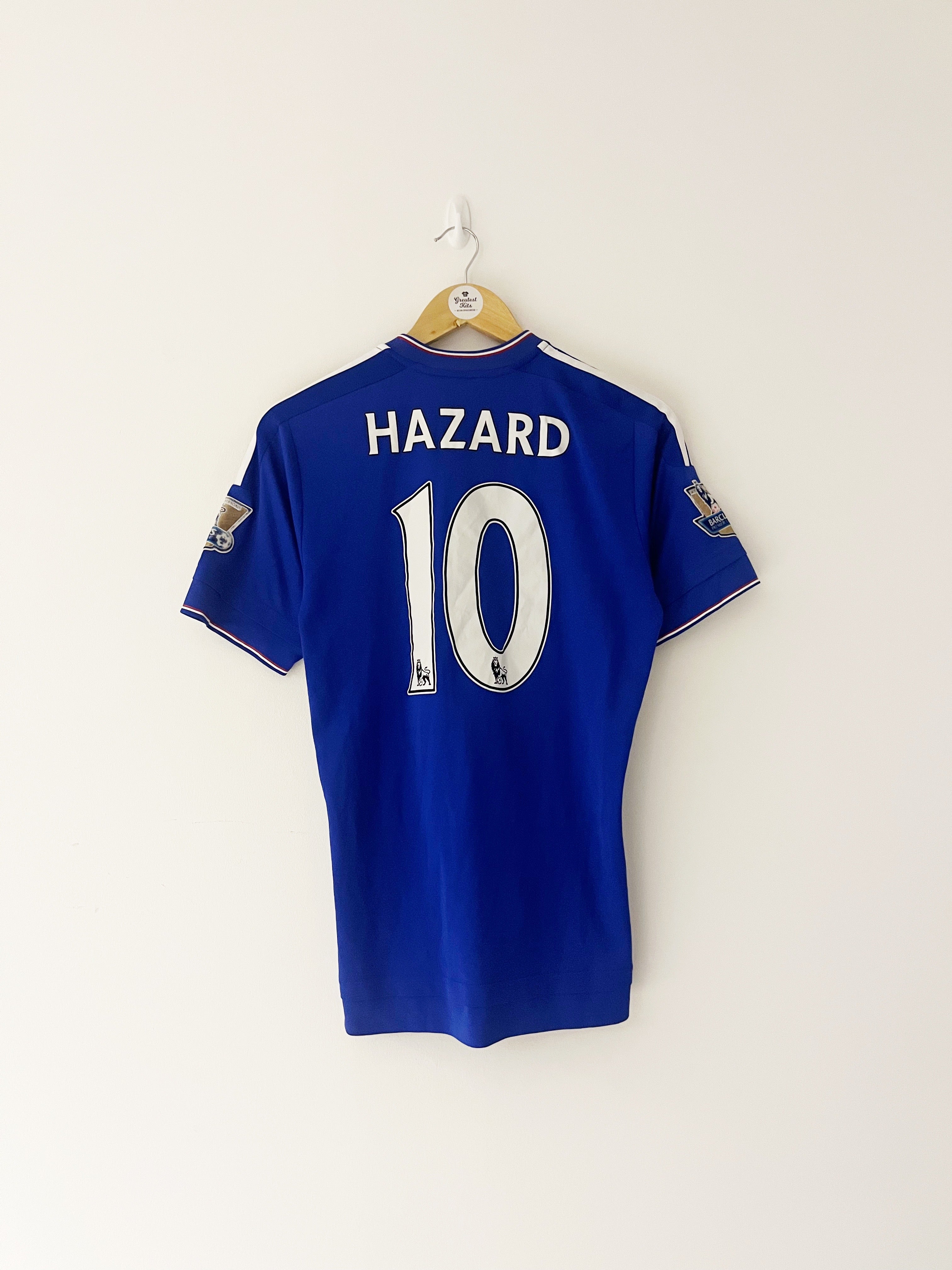 2015/16 Chelsea Home Shirt Hazard #10 (S) 8/10