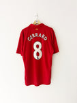 2012/13 Liverpool Home Shirt Gerrard #8 (XL) 9/10