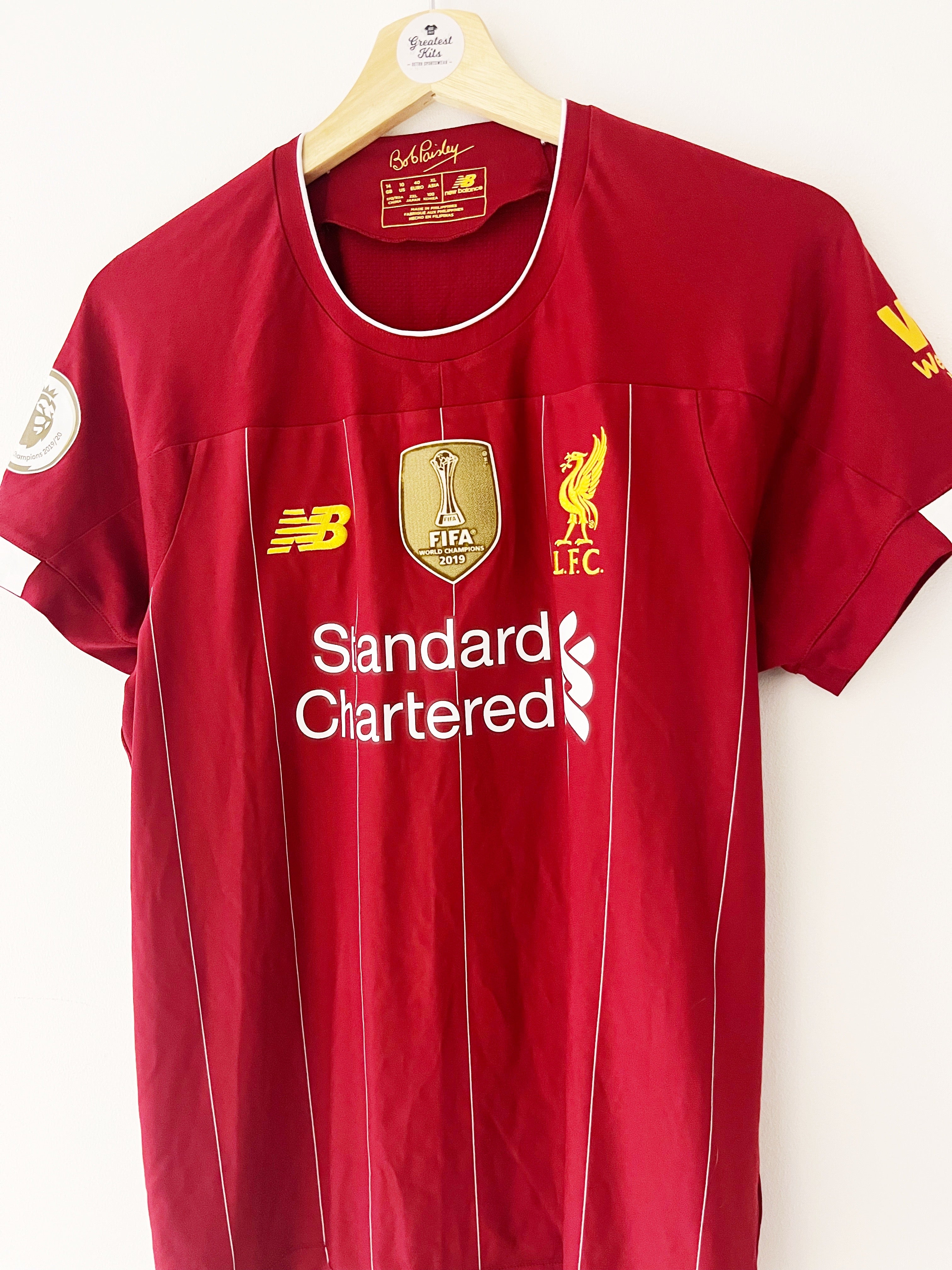 2019/20 Liverpool Home Shirt (14) 9/10