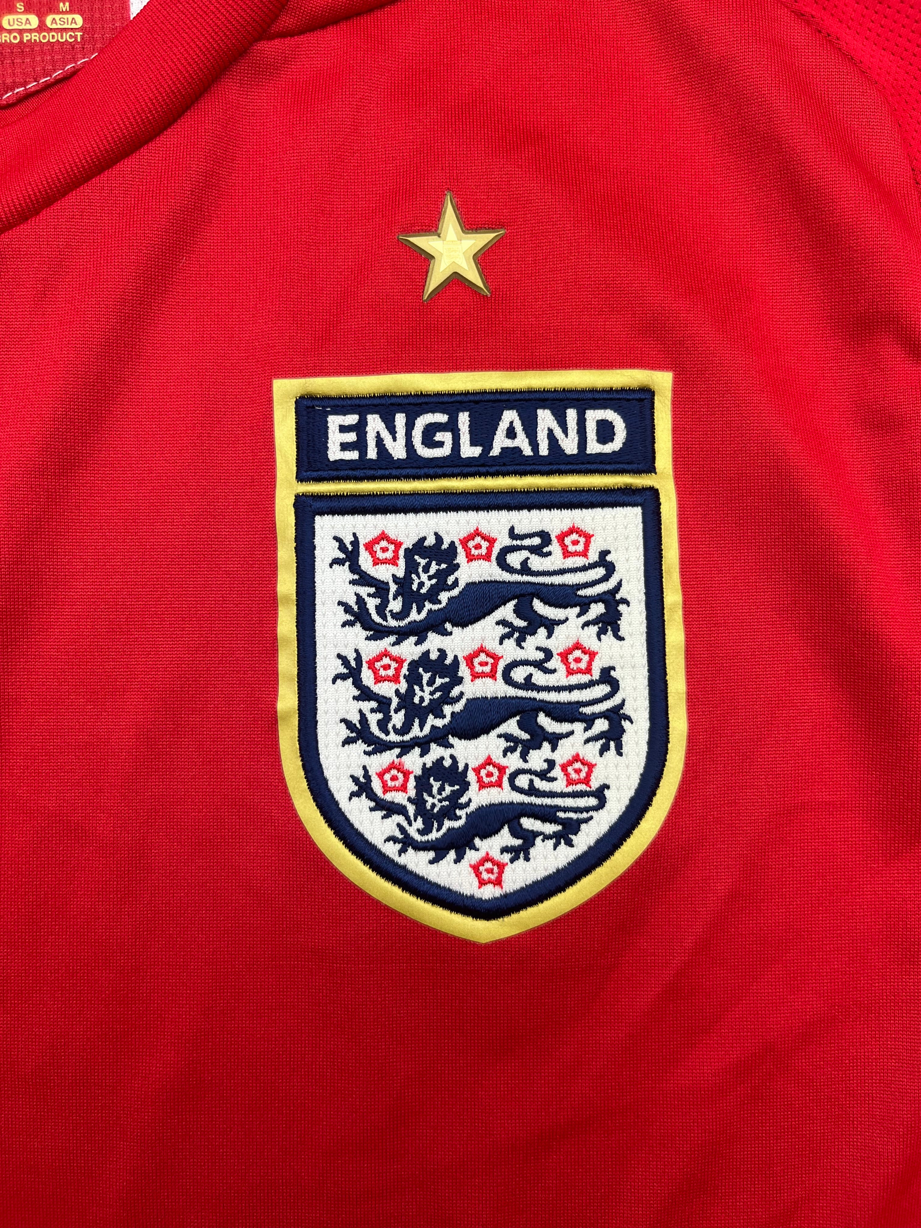 2006/08 England Away L/S Shirt (S) 9/10