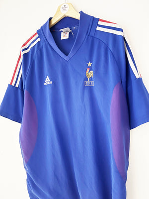 2002/04 France Home Shirt (XL) 9/10