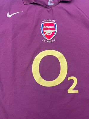 2005/06 Arsenal Home Shirt (XL) 9/10