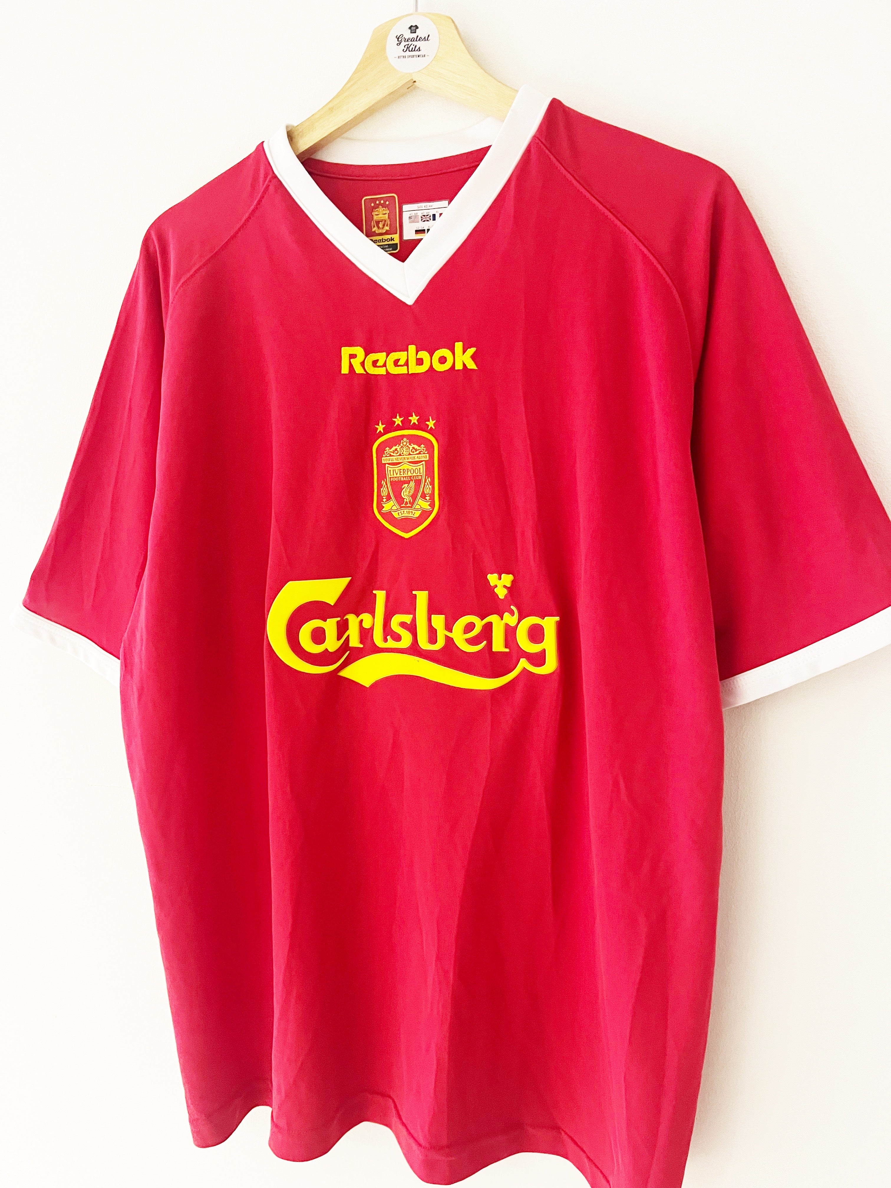 2001/03 Liverpool European Home Shirt (L) 8.5/10