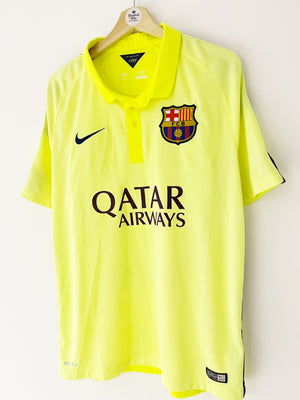 2014/15 Barcelona Third Shirt (L) 9/10