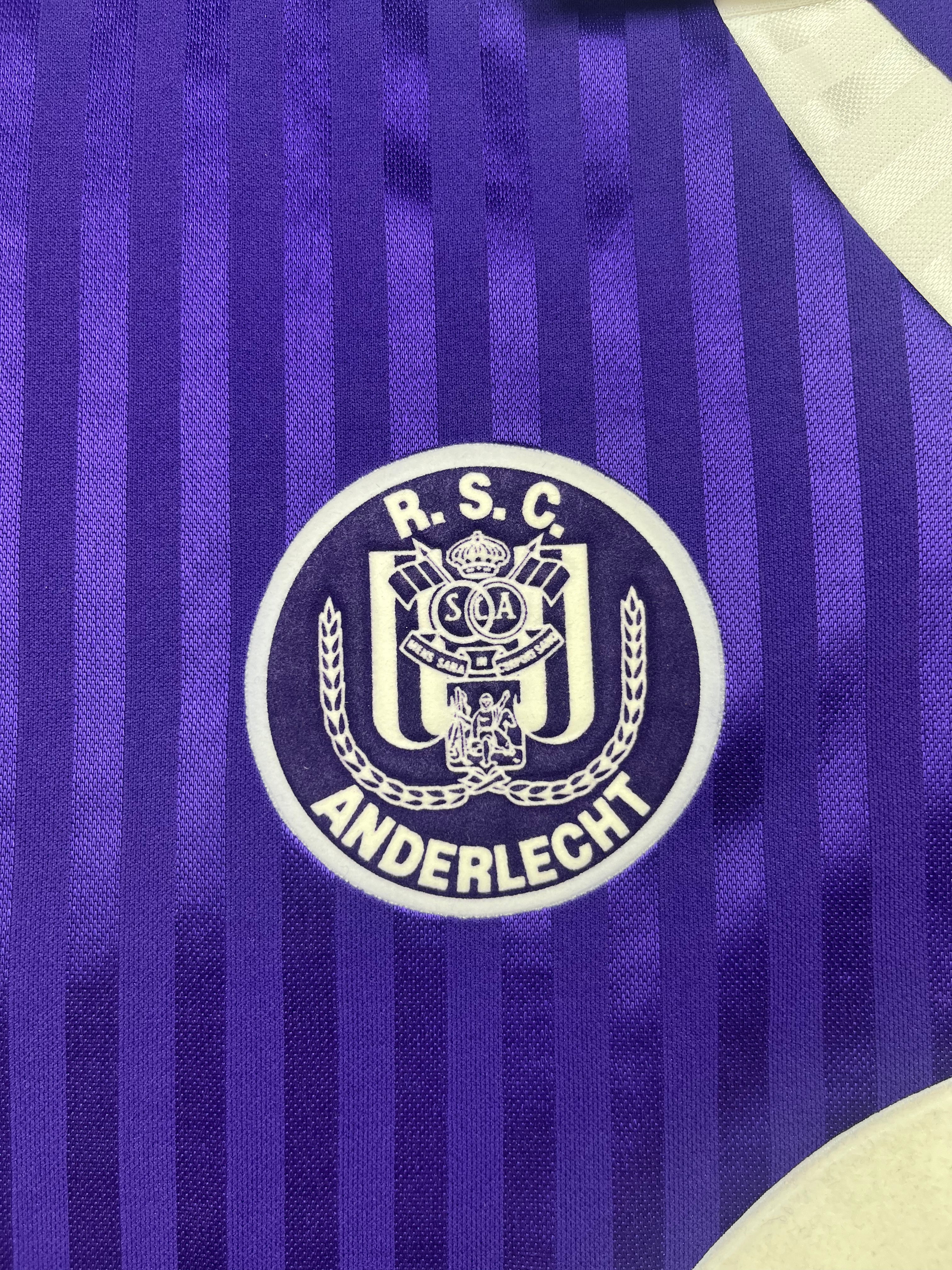 1990/91 Anderlecht Home Shirt (M) 8.5/10