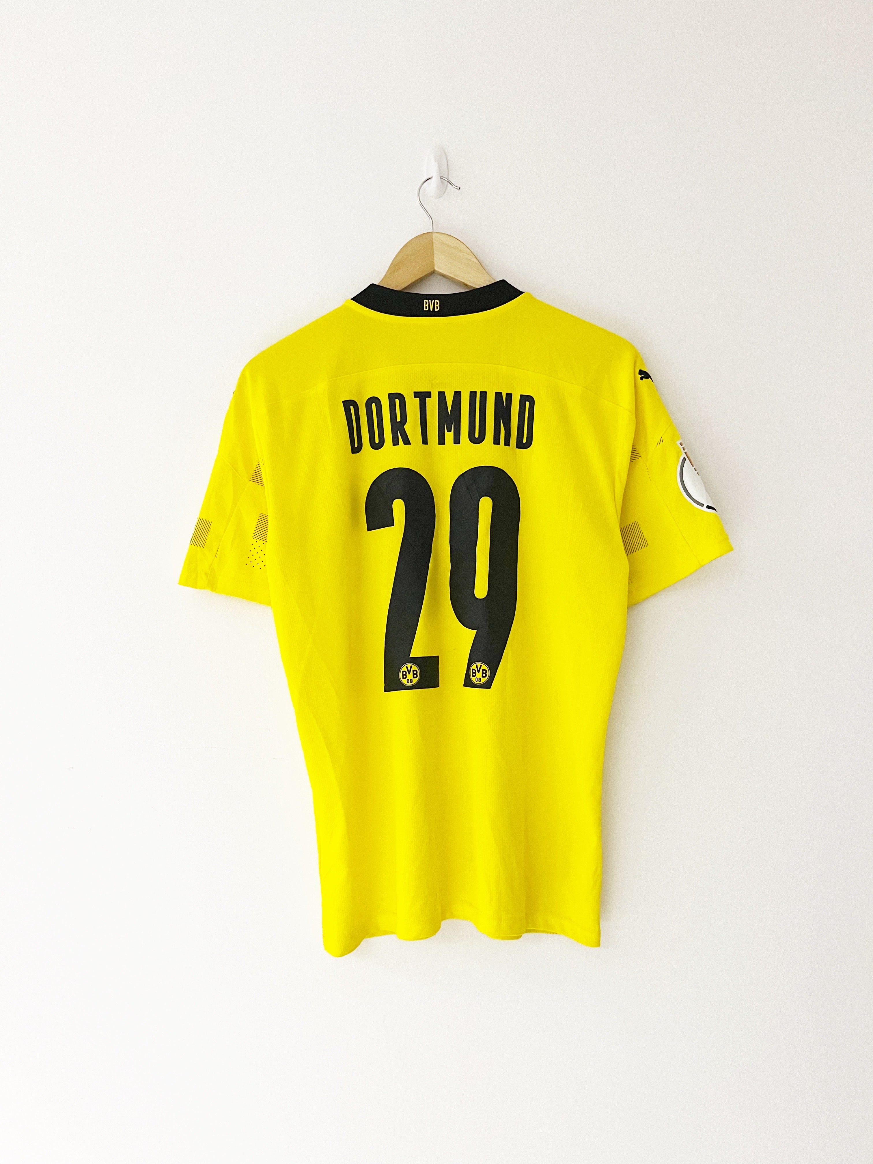 2021 Borussia Dortmund DFB-Pokal Final Home Shirt #29 (M) 9/10