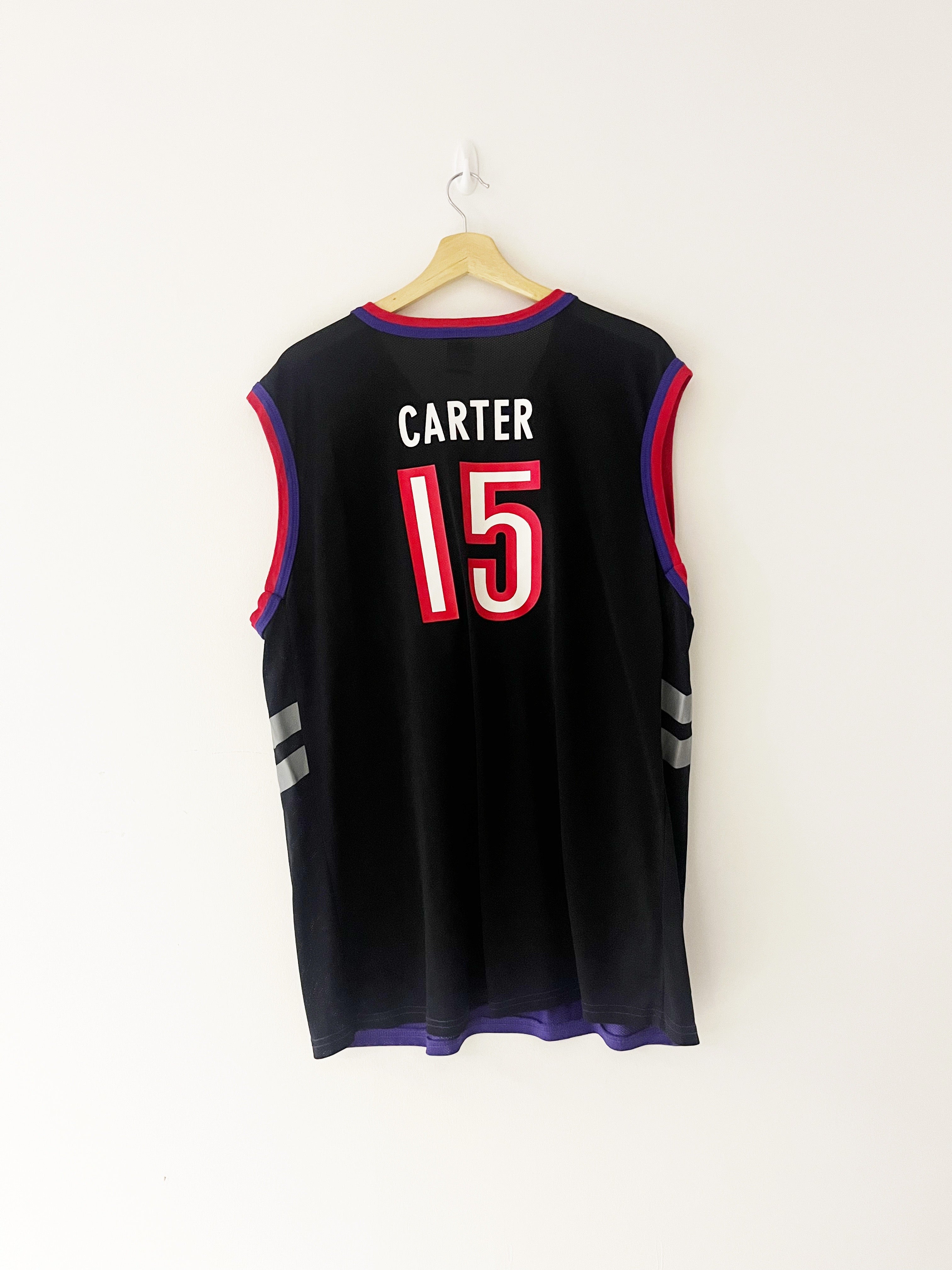 1999/04 Toronto Raptors Champion Alternate Jersey Carter #15 (XL) 9/10