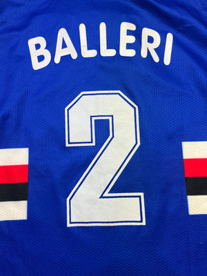 1997/98 Sampdoria Home Shirt Balleri #2 (XL) 6/10