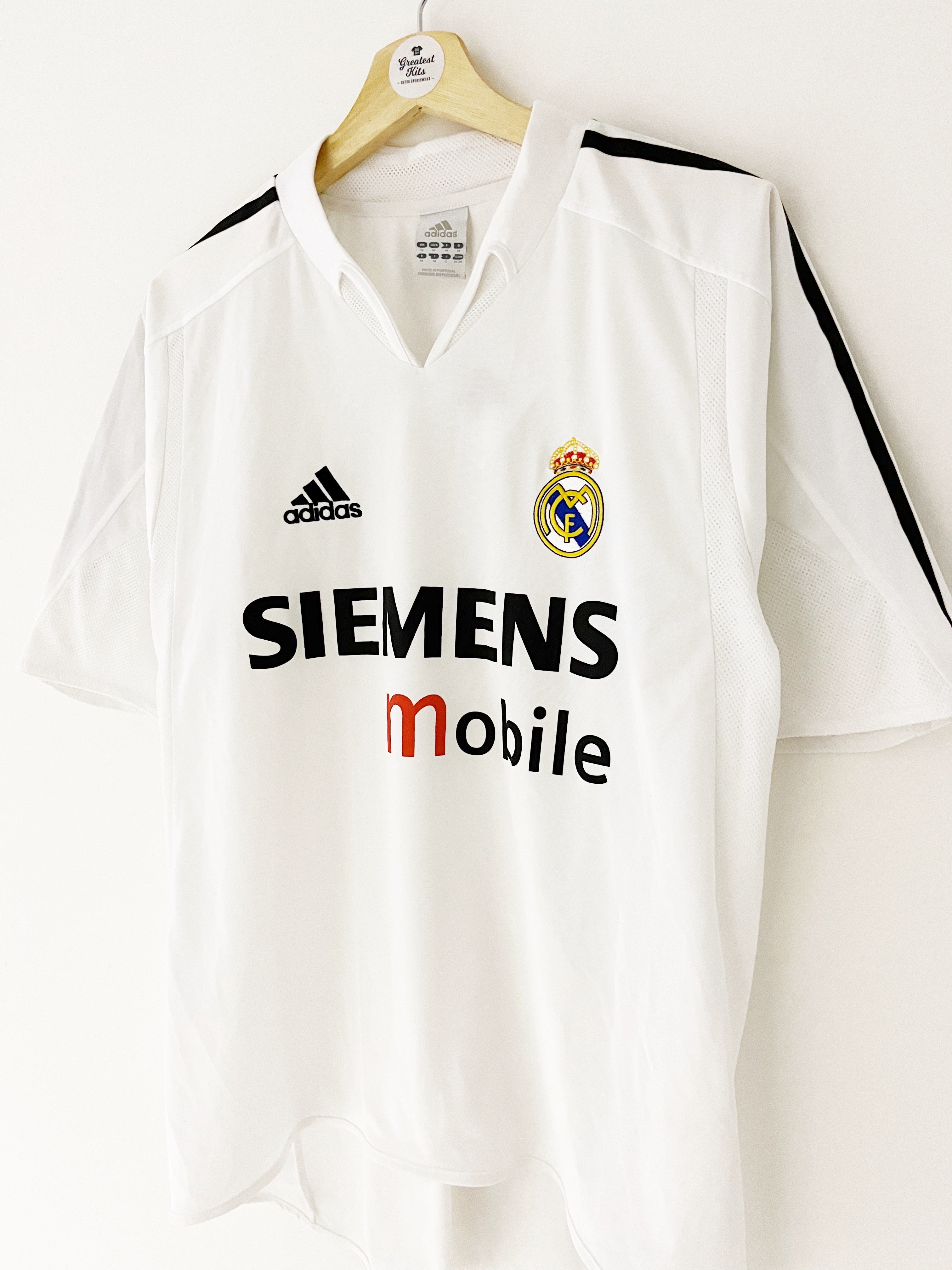 2004/05 Real Madrid Home Shirt (M) 9/10