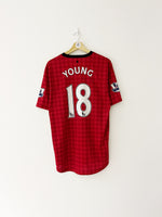 2012/13 Manchester United Home Shirt Young #18 (L) 8.5/10