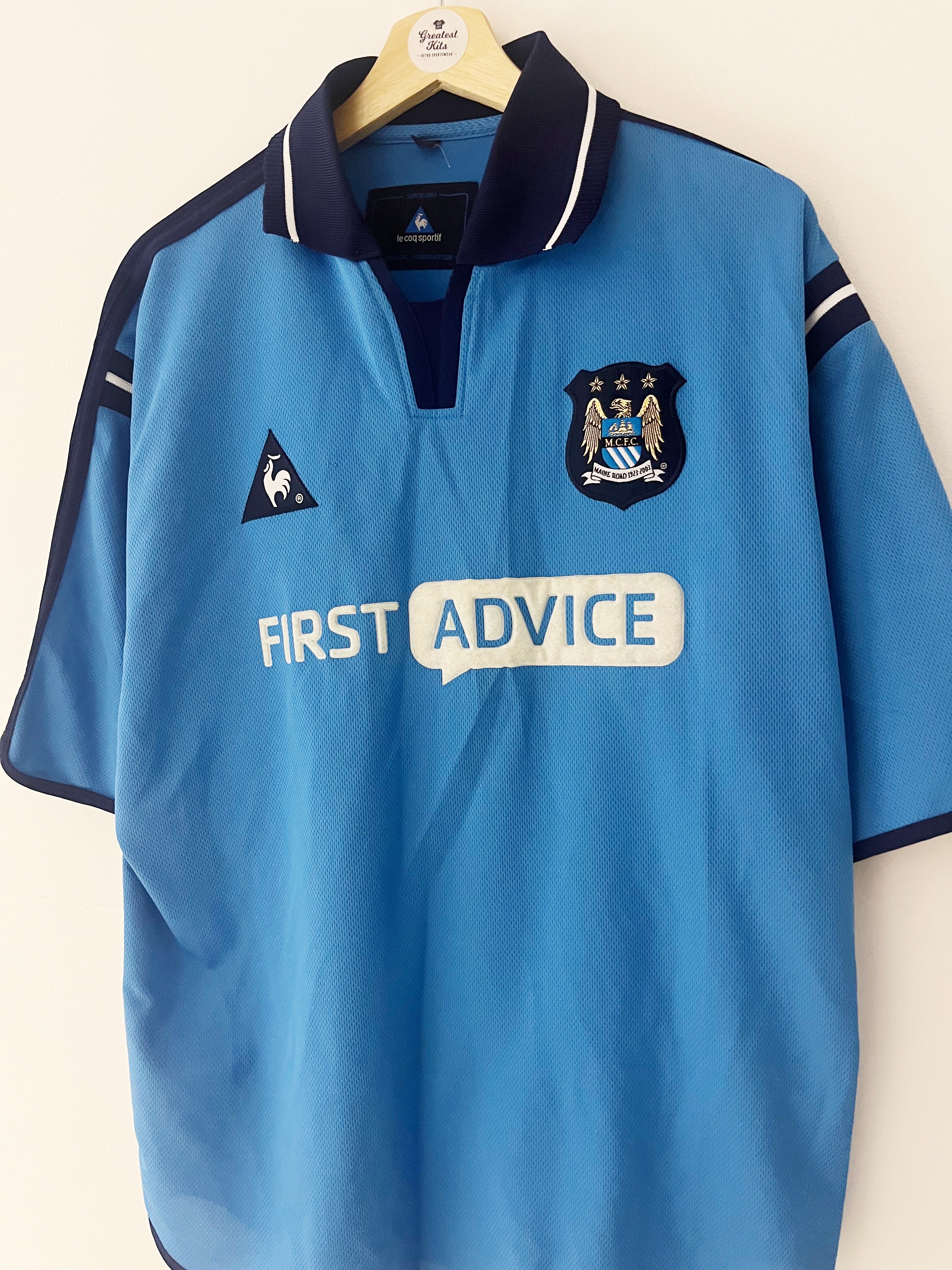 2002/03 Manchester City Home Shirt (M) 8.5/10