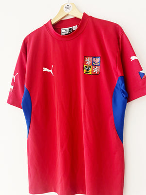 2002/04 Czech Republic Basic Home Shirt (XL) 9/10