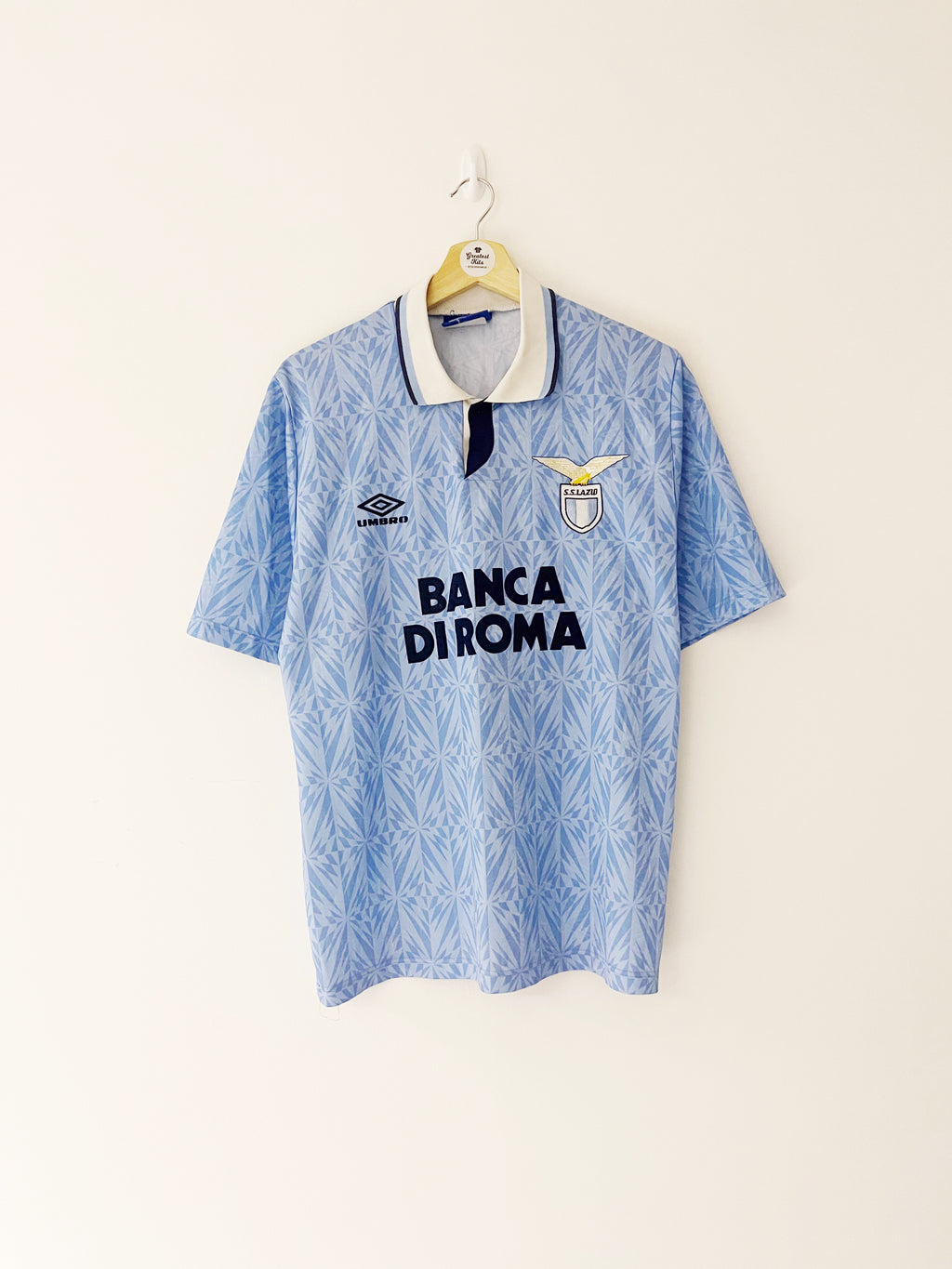 1992/93 Lazio Home Shirt (M) 8/10