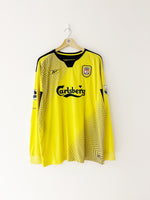 2004/06 Liverpool Away L/S Shirt Morientes #19 (XL) 9/10