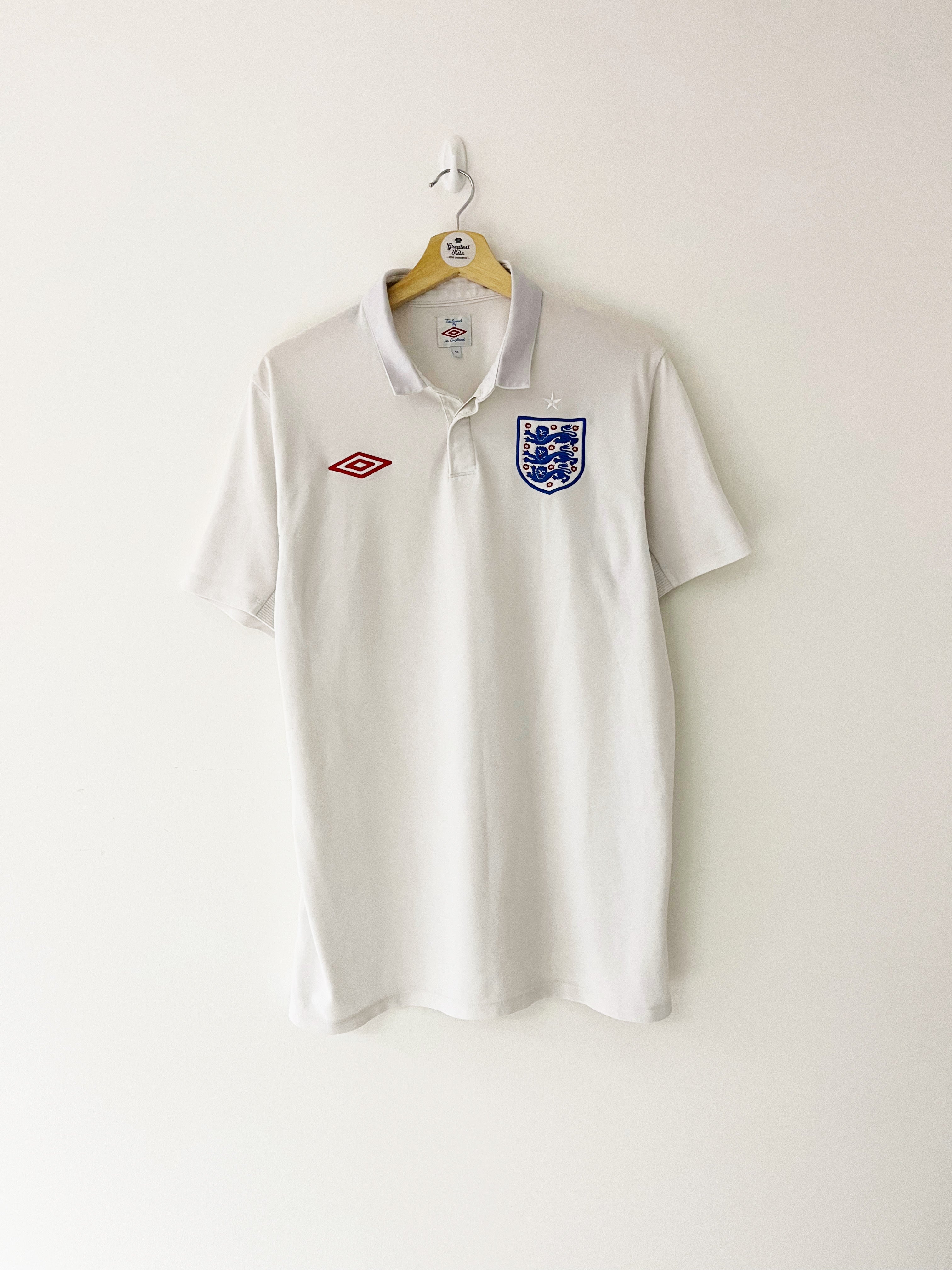 2010/11 England Home Shirt (XL) 9/10