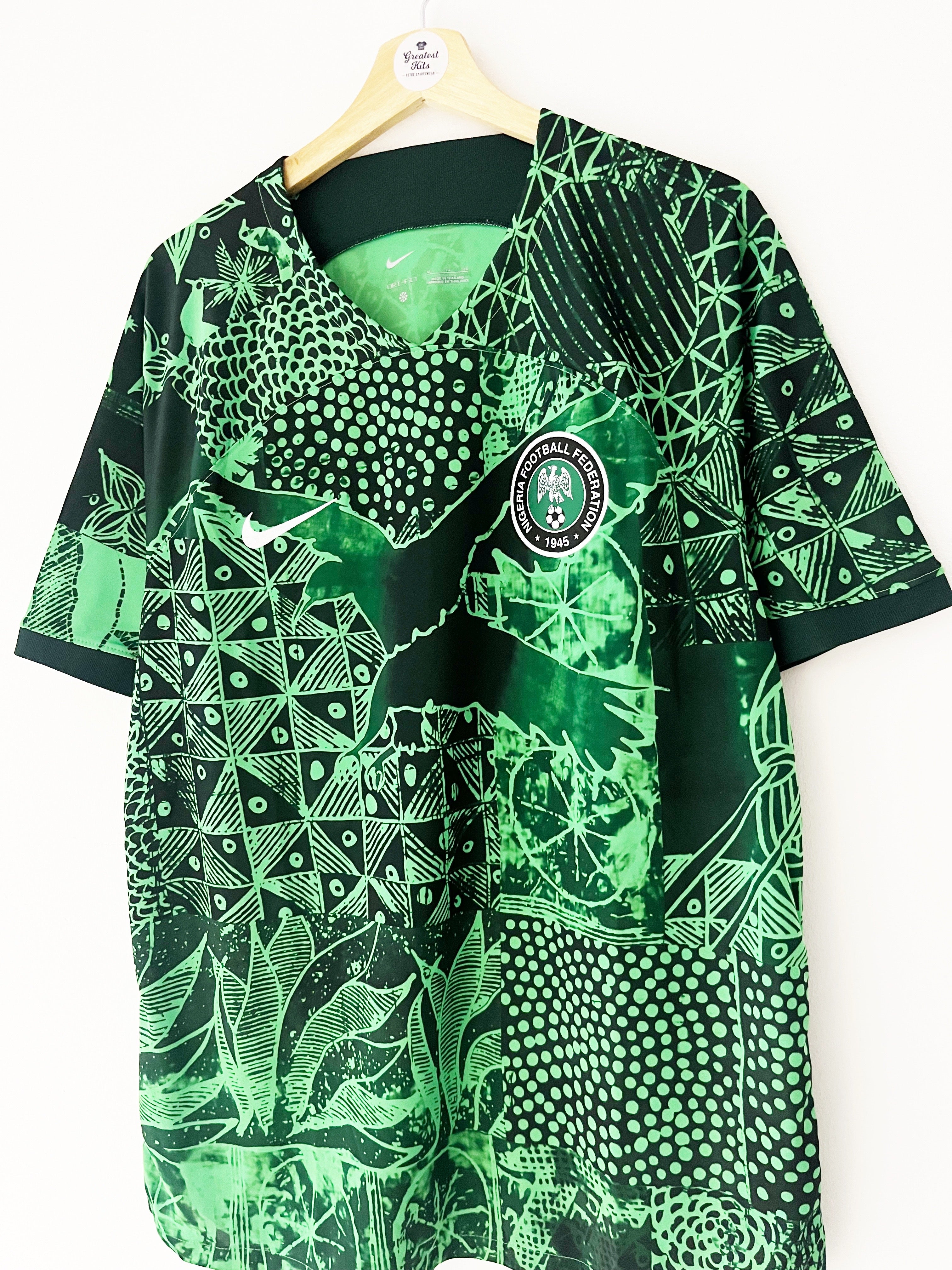 2022/23 Nigeria Home Shirt (XL) 9.5/10