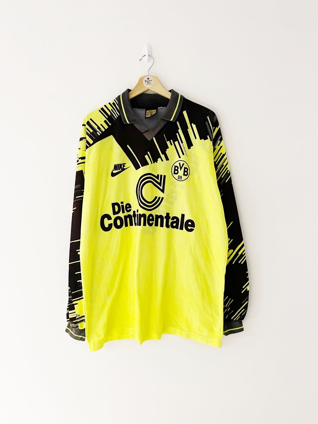 1993/94 Camiseta local del Borussia Dortmund L/S (XL) 8/10