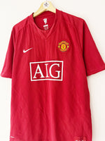2007/09 Manchester United Home Shirt (XL) 7/10