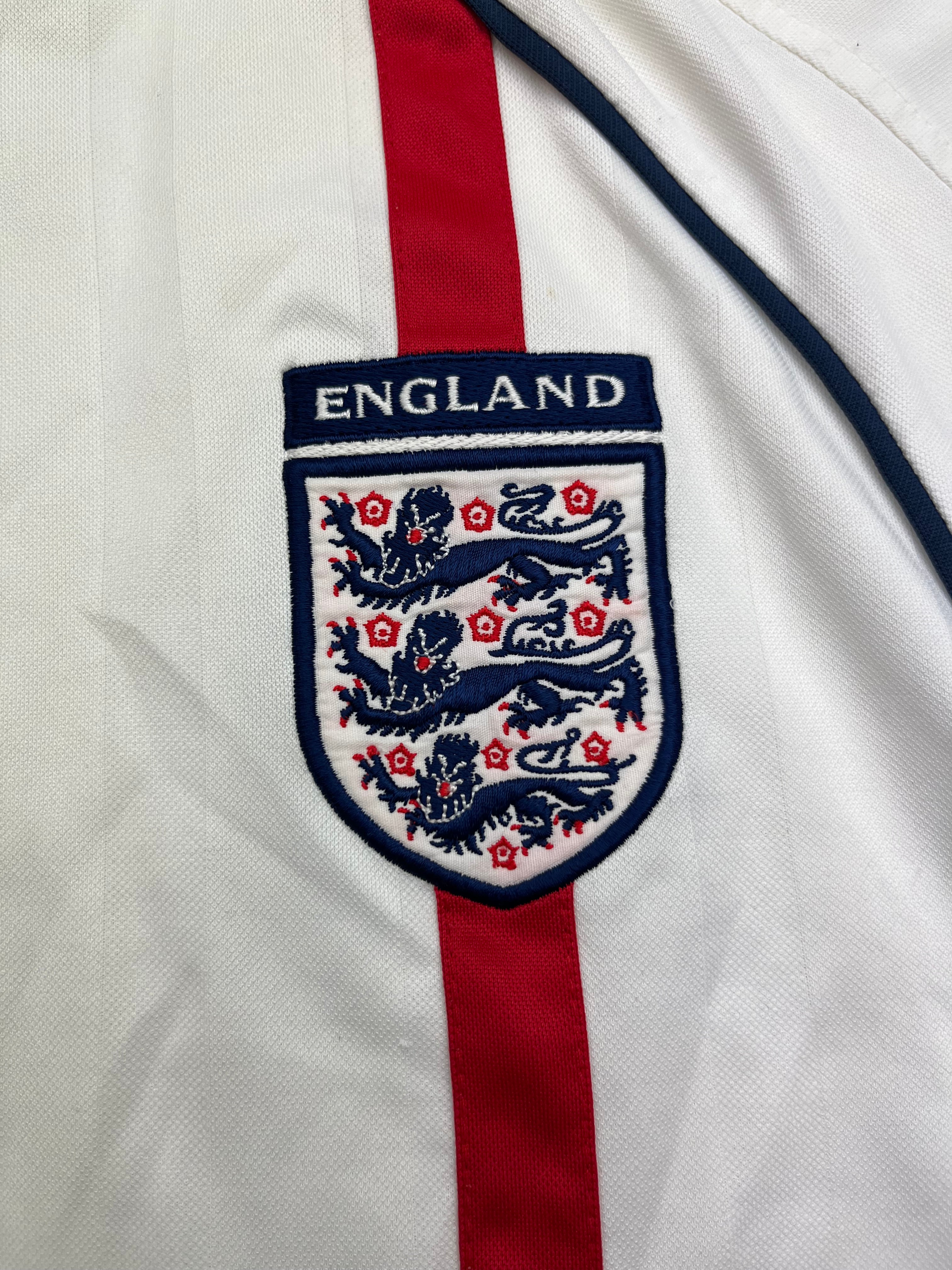 2001/03 England Home Shirt (M) 9/10