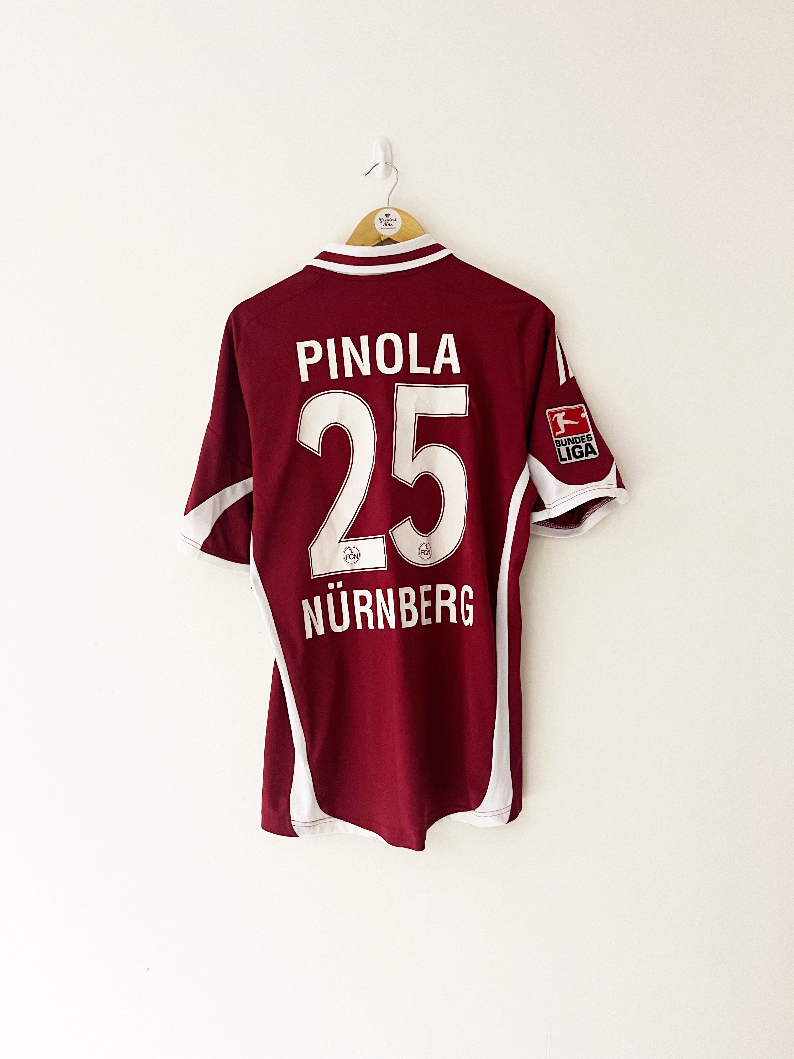 2010/11 FC Nurnberg Home Shirt Pinola #25 (L) 8/10