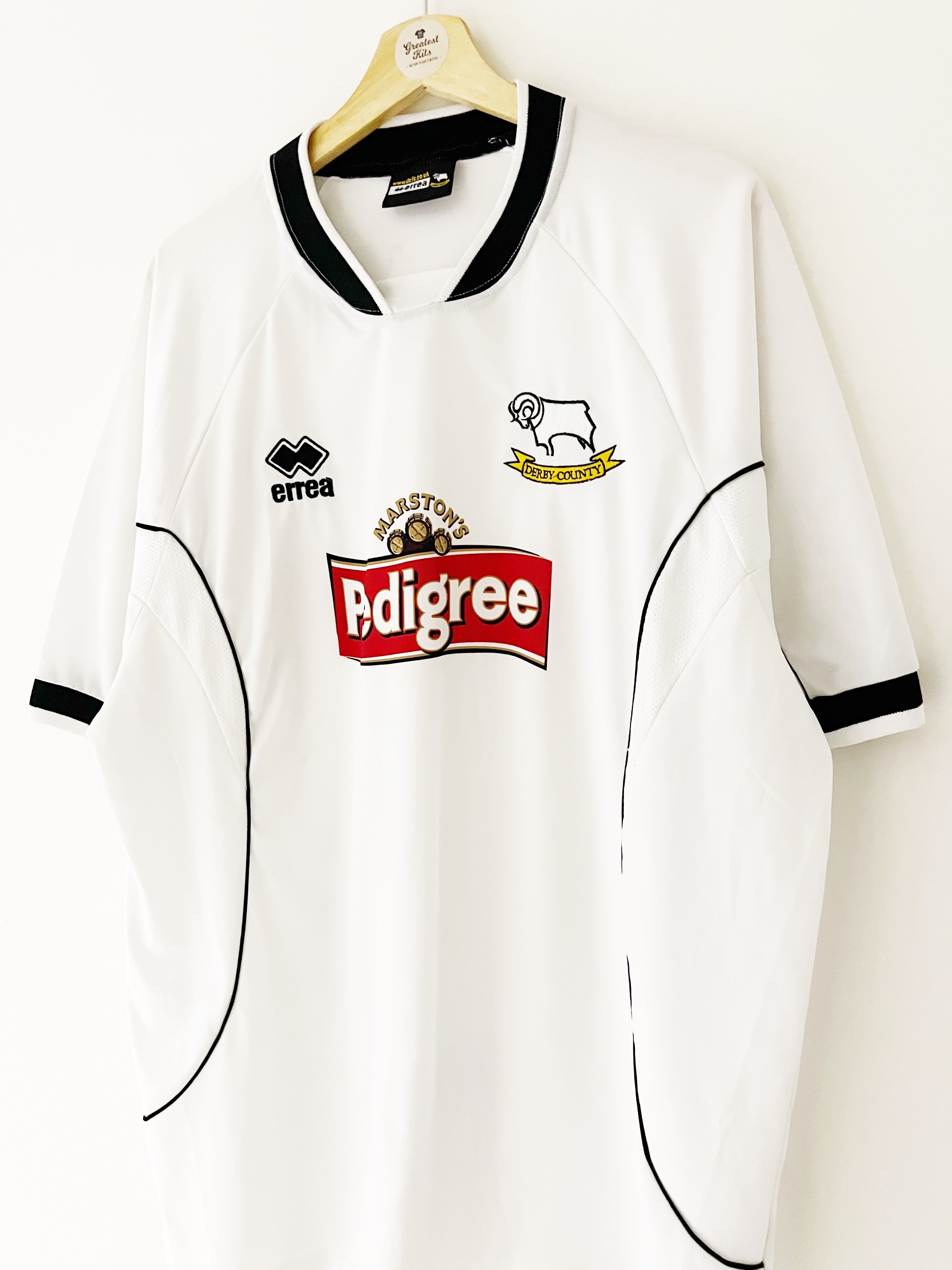 2003/05 Derby County Home Shirt (XL) 8.5/10