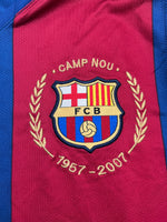 2007/08 Barcelona Home Shirt (M) 9/10
