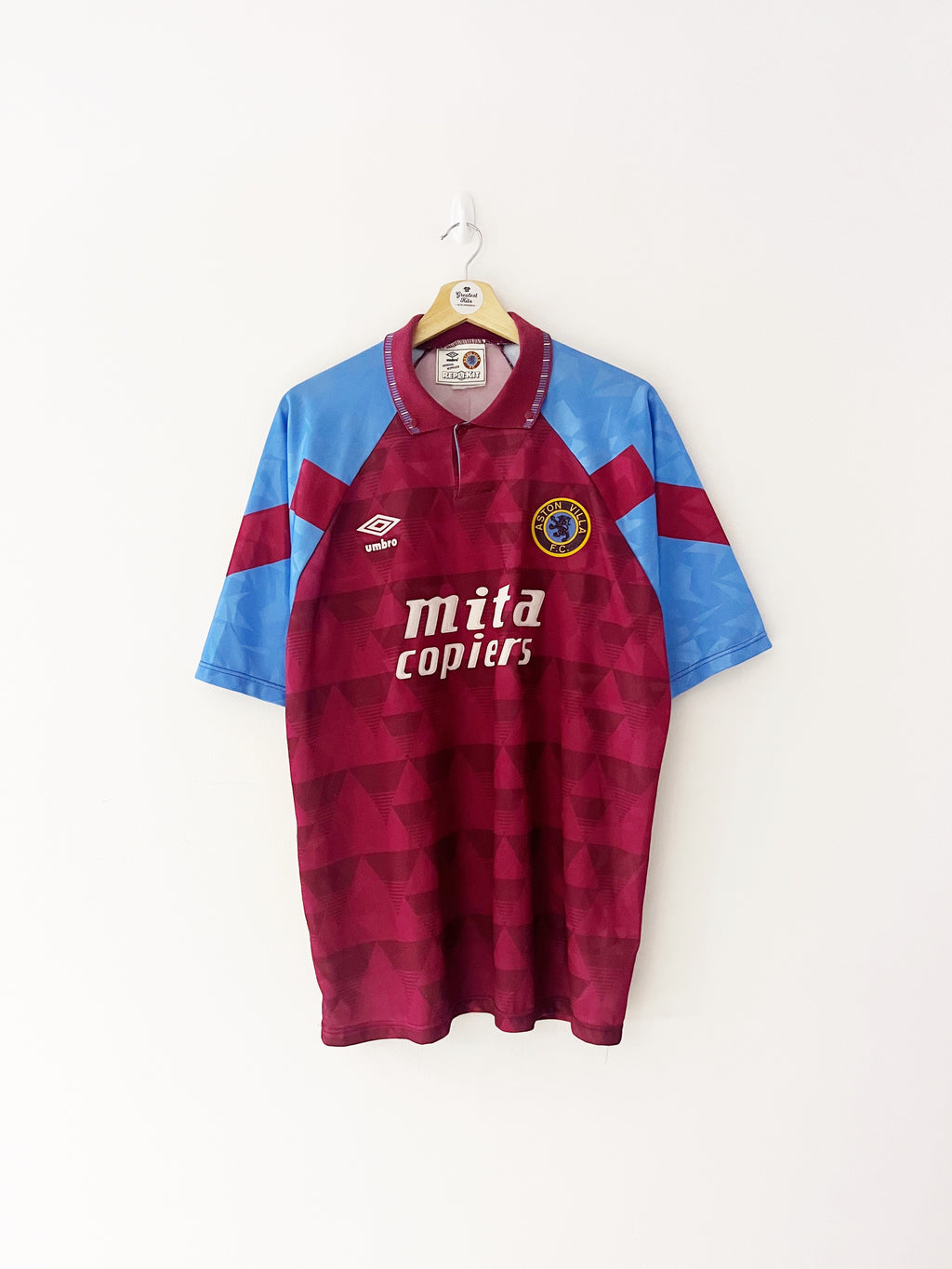 1990/92 Aston Villa Home Shirt (XL) 8/10