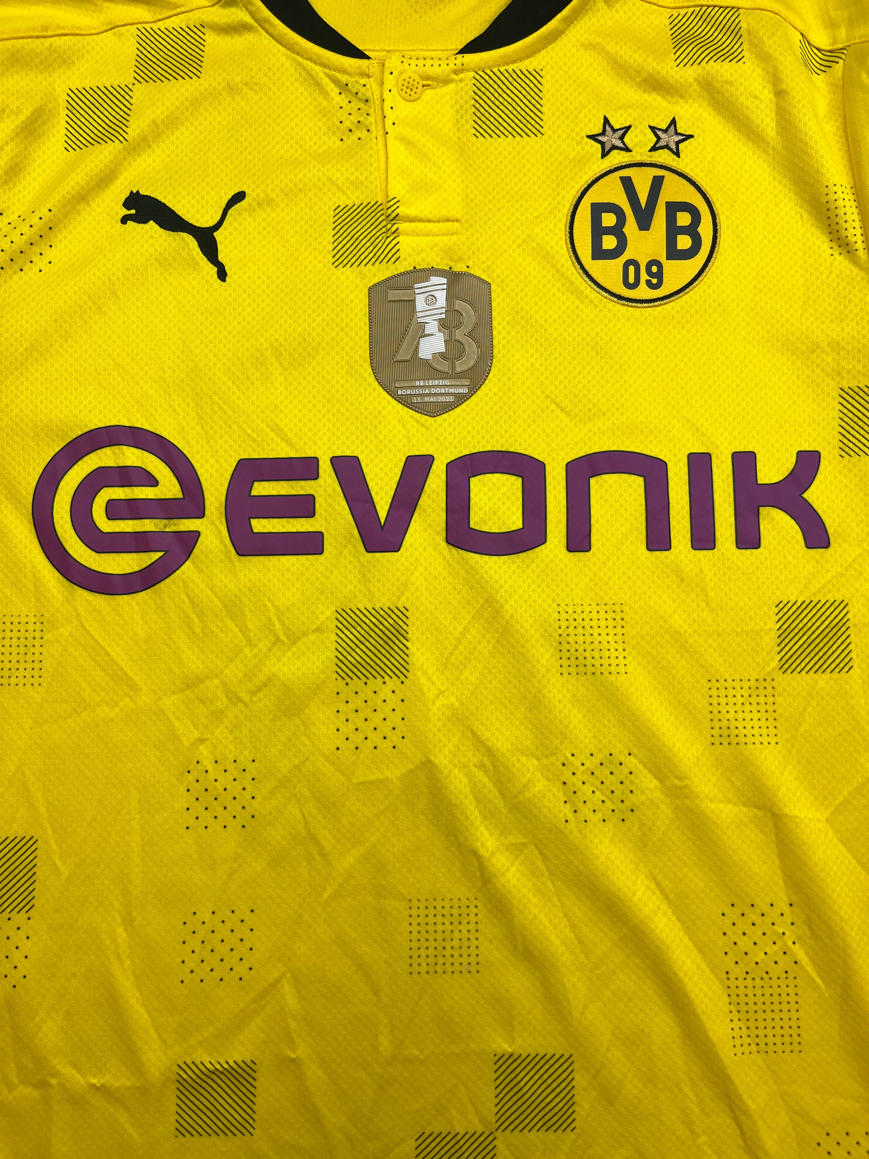 2021 Borussia Dortmund DFB-Pokal Final Home Shirt #29 (M) 9/10